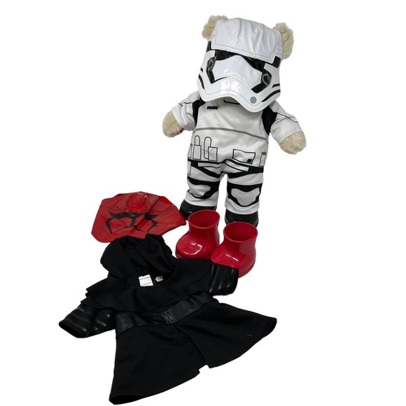 Build A Bear Workshop BABW Star Wars‎ Clothing ONLY Lot Storm Trooper Kylo - Picture 7 of 7